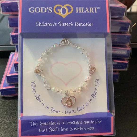 God’s Heart Children’s Stretch Bracelet🥳🛍Host Pick🛍🥳 - Picture 1 of 5